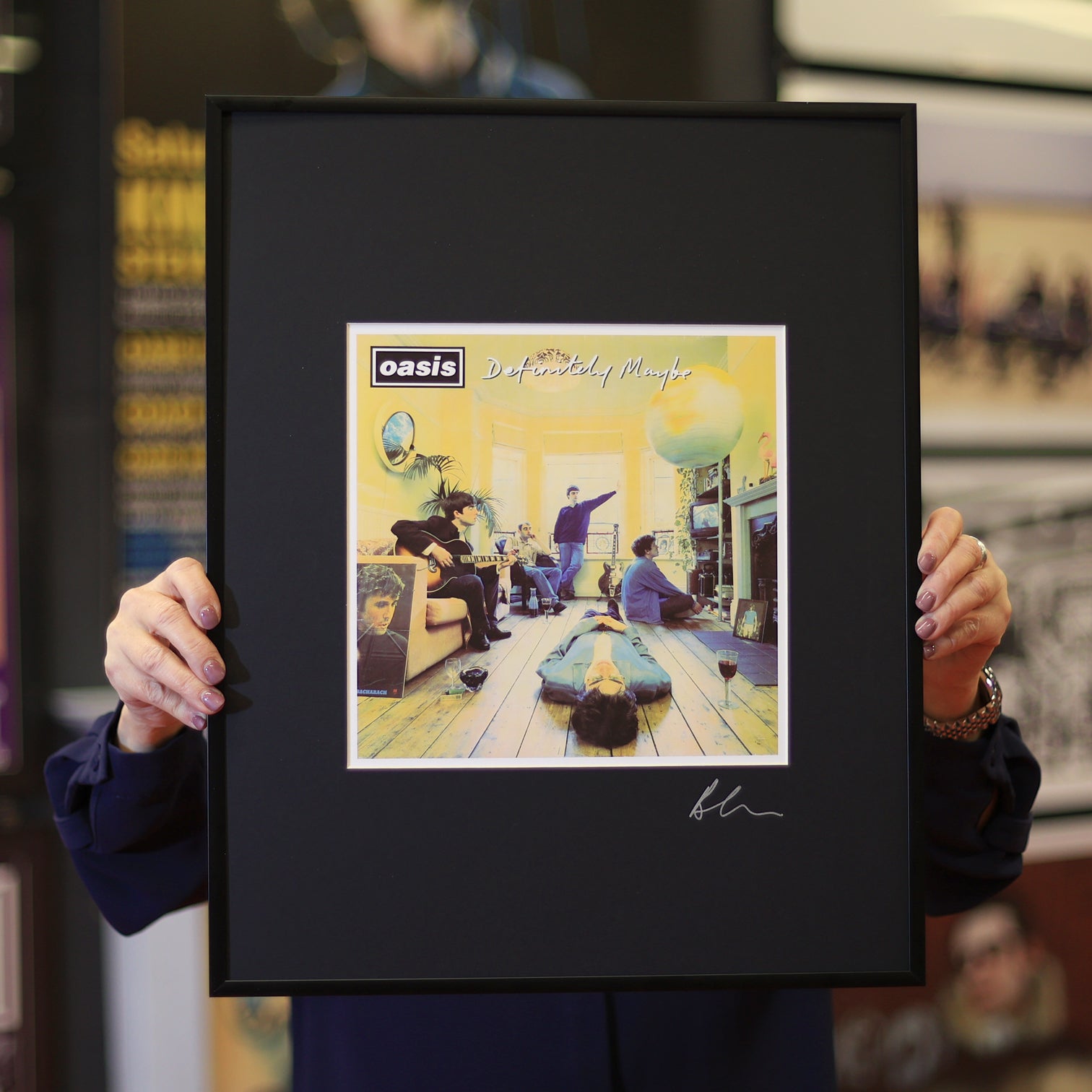 Oasis - Definitely Maybe - Framed Printers Proof - New Item