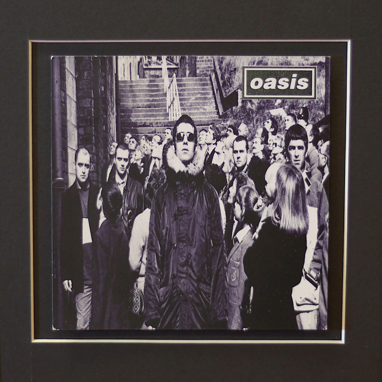 Oasis - Original 1997 'D'You Know What I Mean?' Framed Promo Postcard