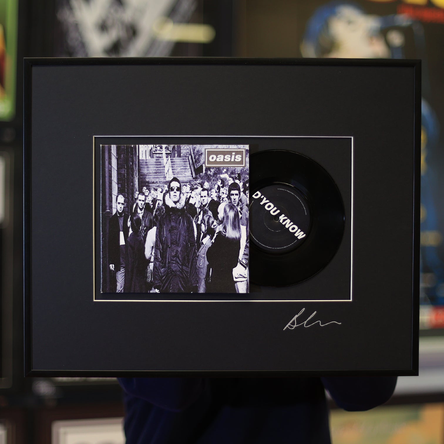 Oasis - D'You Know What I Mean? - Framed 7 inch Vinyl - New Item