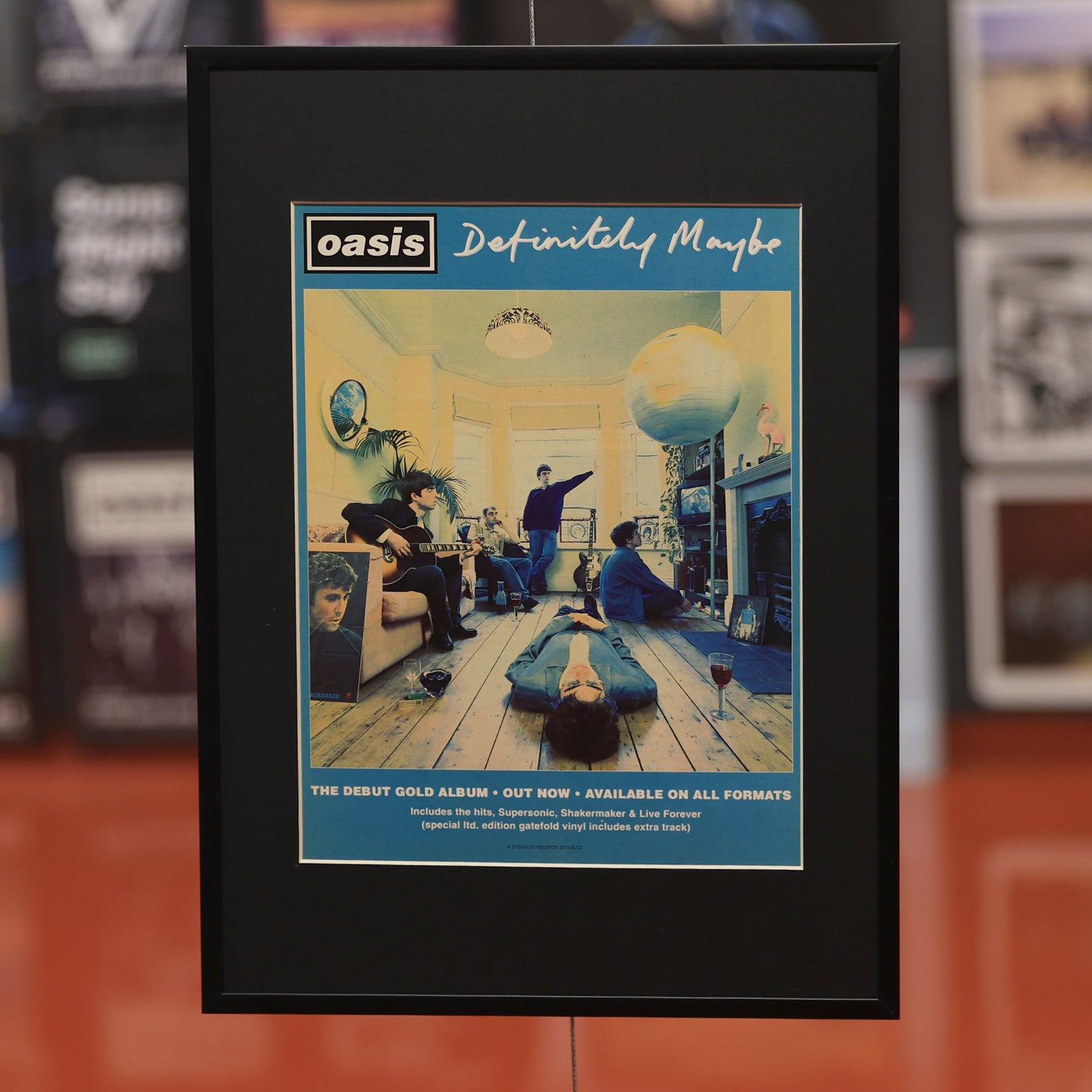 Oasis - Definitely Maybe Original 1994 Press Ad 2 - New Item