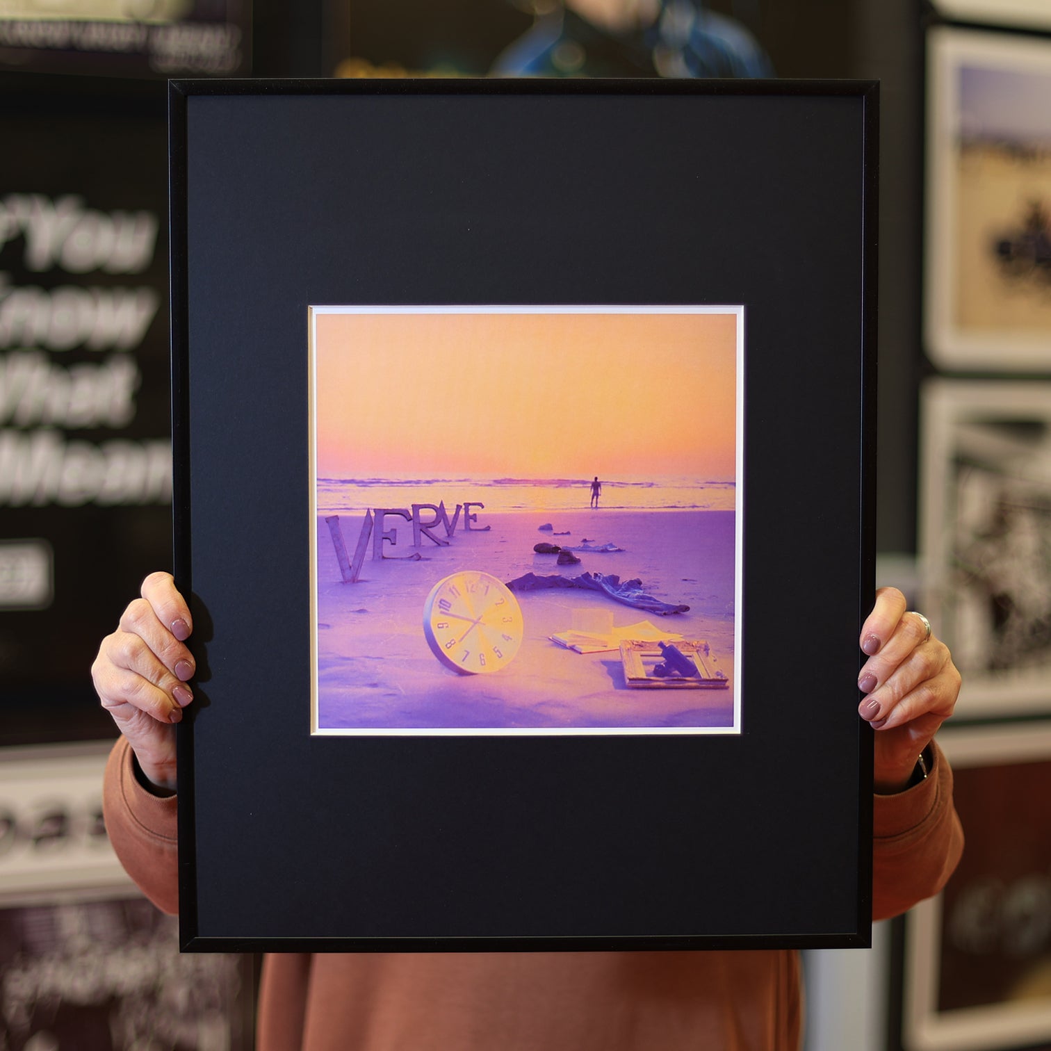 The Verve - Gravity Grave - Framed Printers Proof - New Item