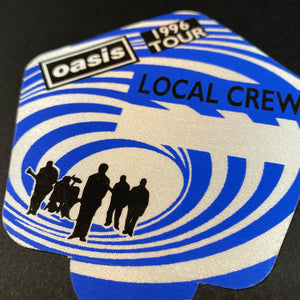 Oasis 1996 Tour Local Crew Pass Framed