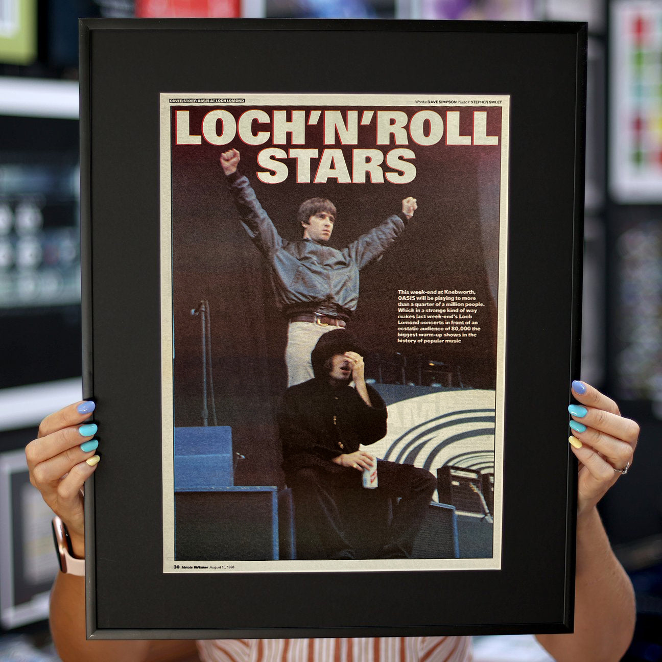 Oasis At Loch Lomond 1996 Original