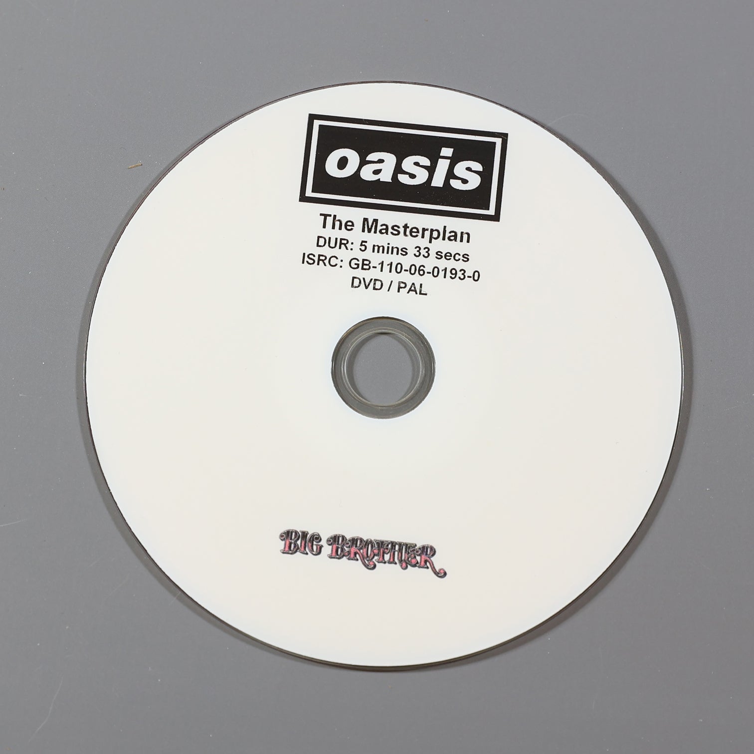 Oasis - Masterplan Promo DVD - New Item