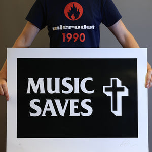 The Verve - Music Saves A1 Print -