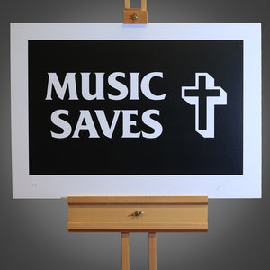 The Verve - Music Saves A1 Print - Slight Second - New Item