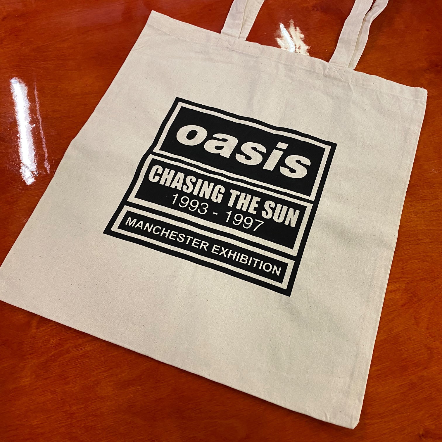 Oasis - Chasing The Sun - Manchester - Tote Bag - New Item