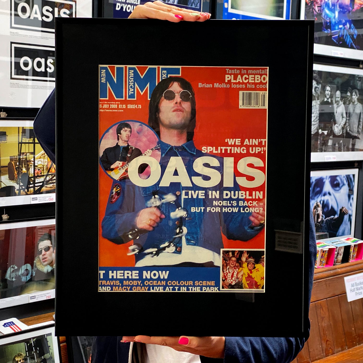 NME Original Cover. Oasis - 'We Aint Splitting Up!' - New Item