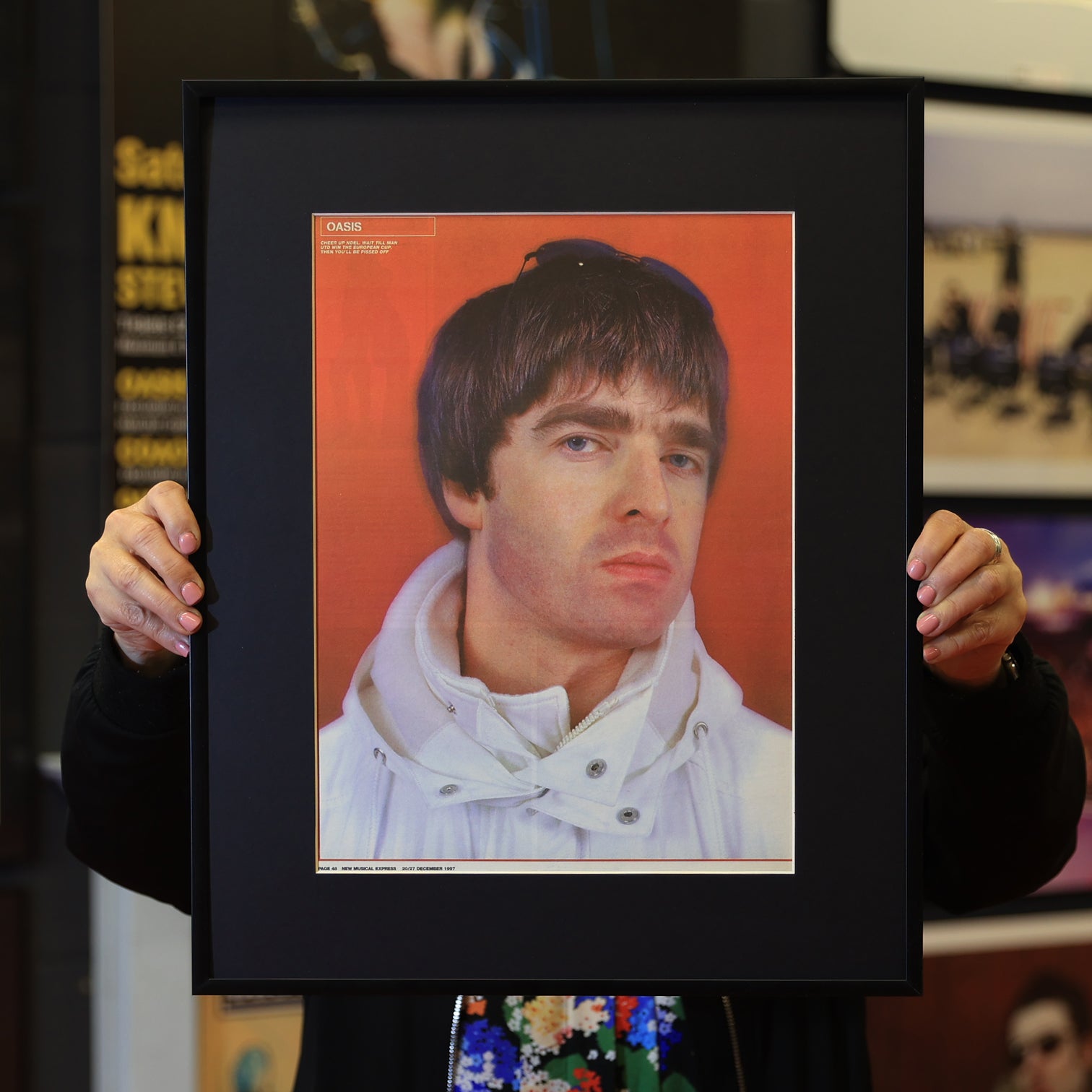 Noel Gallagher Portrait - 1997 NME original - New Item