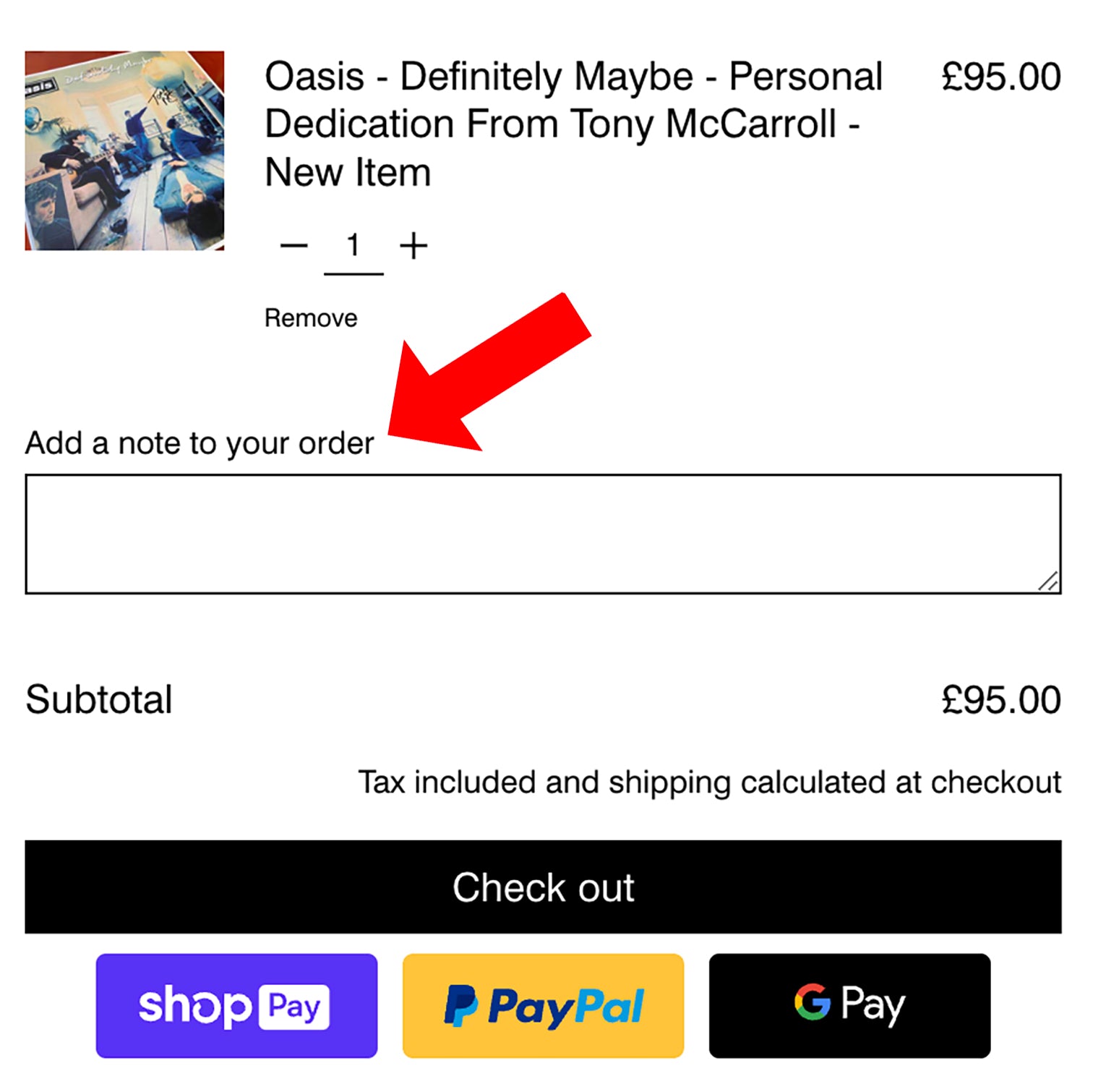 Drum Skin With Personal Dedication From Tony McCarroll - New Item