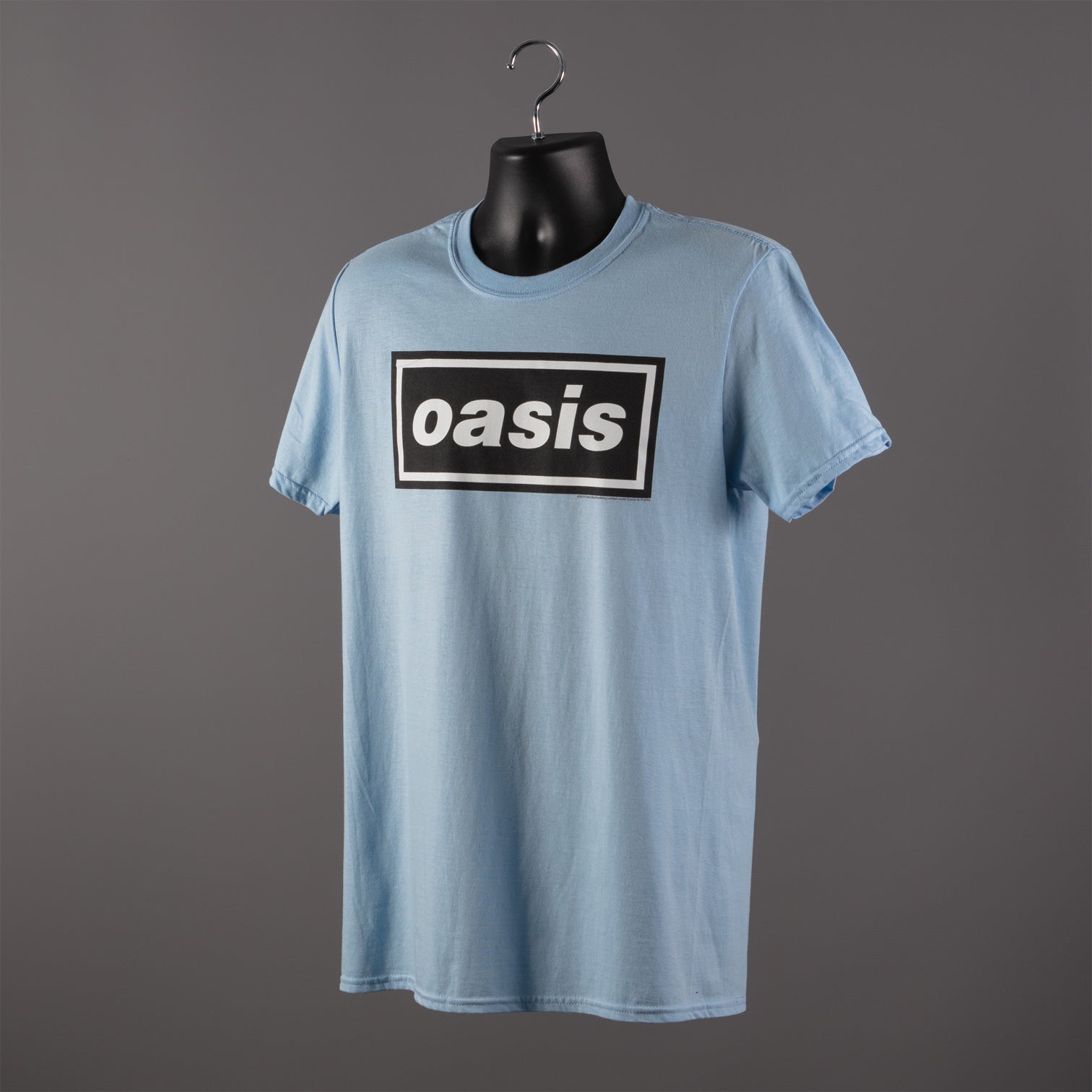 Oasis Classic Logo T Shirt - Sky Blue