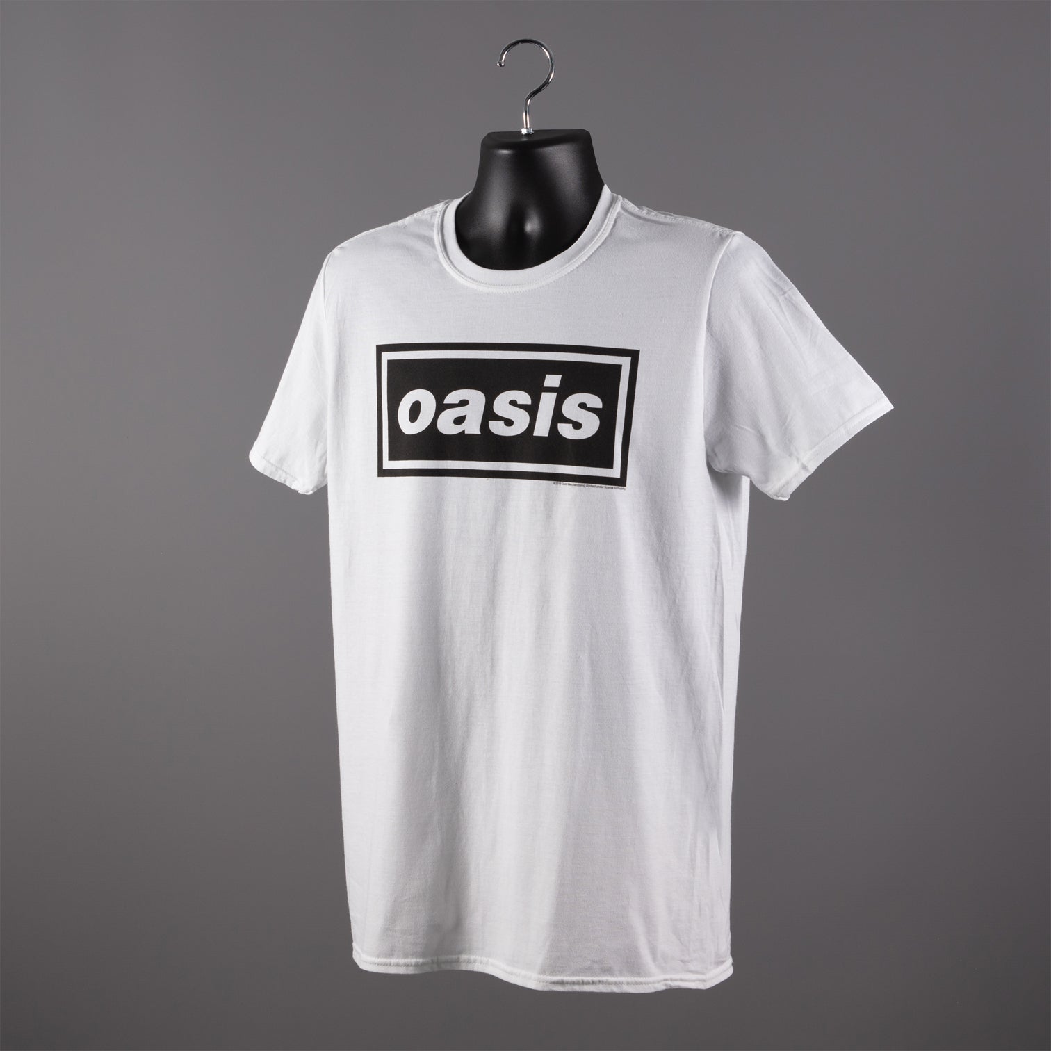 OASIS CLASSIC LOGO T SHIRT - WHITE