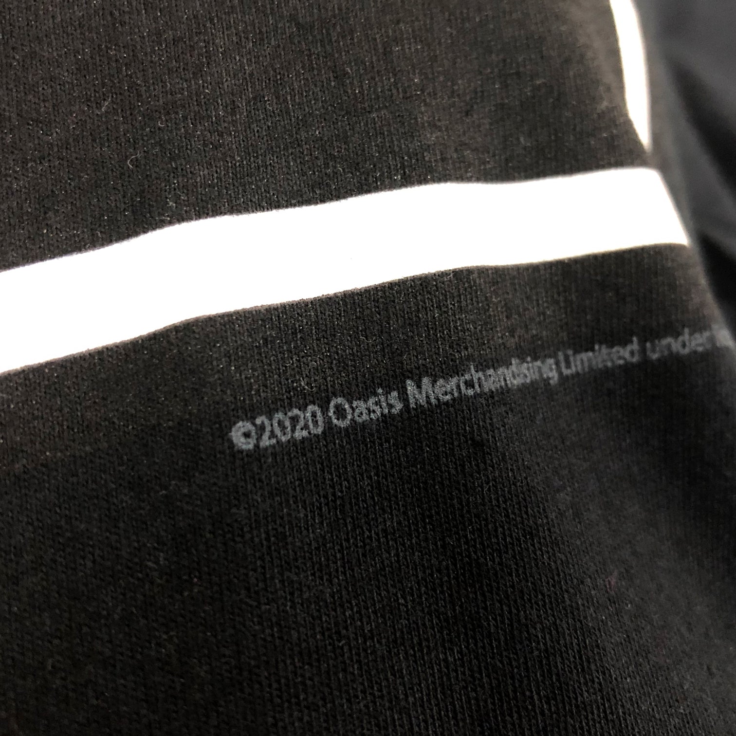 Oasis Classic Logo T Shirt - Black