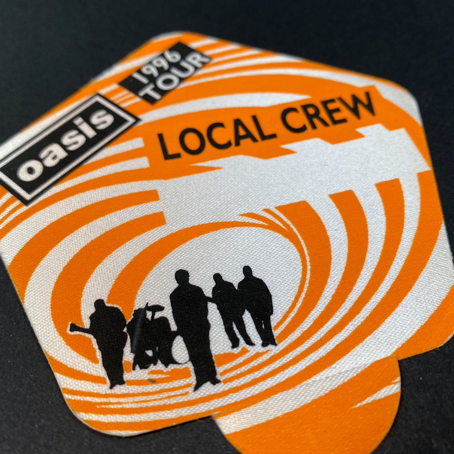 Oasis 1996 Tour Local Crew Framed Pass - New Item