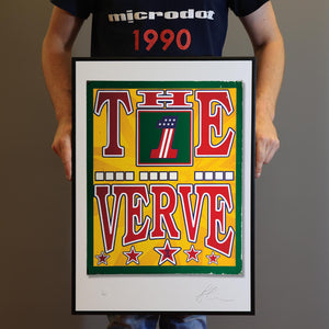 The Verve - No Come Down Pinball Print - New Item