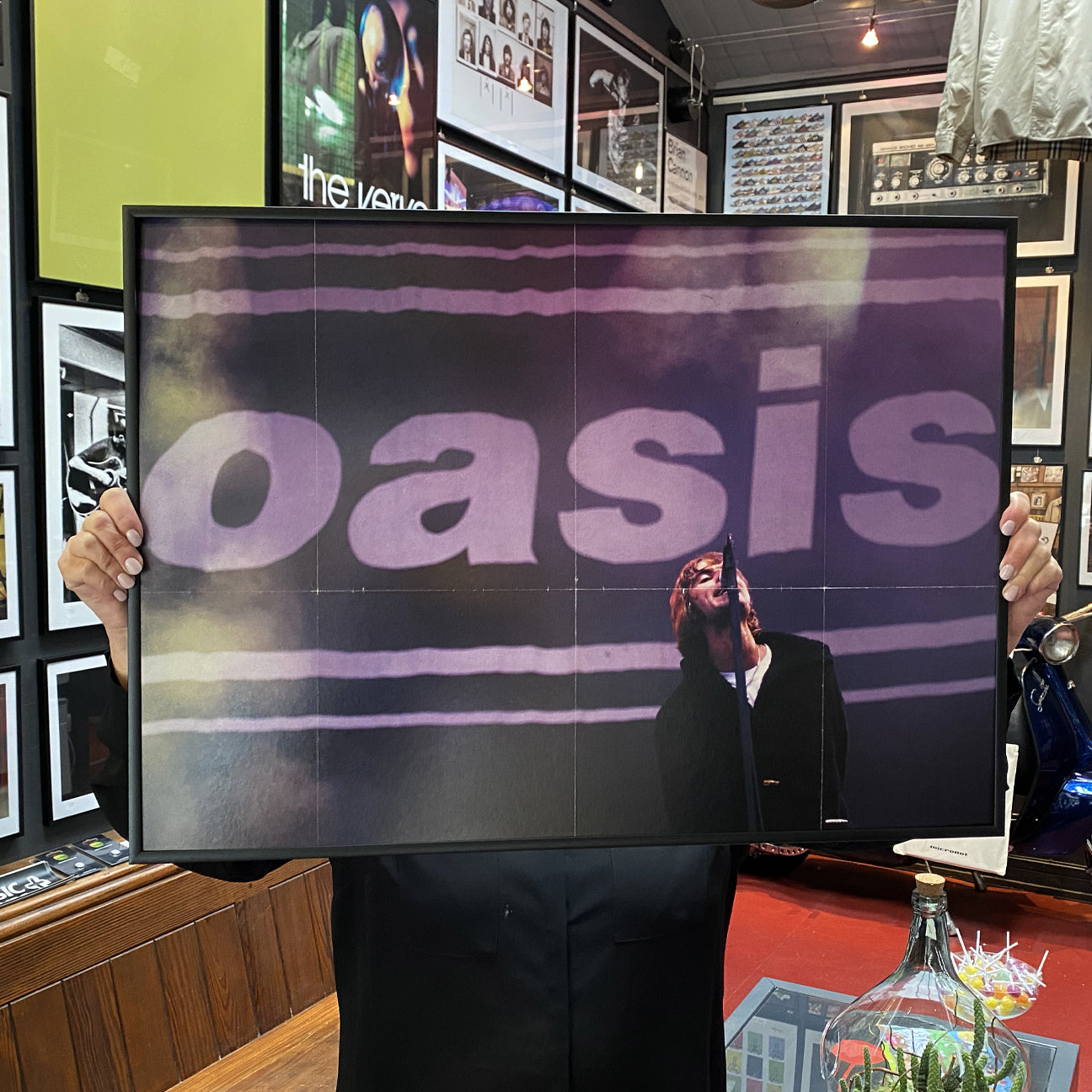 Oasis at Loch Lomond 1996 Original Framed Poster - New Item