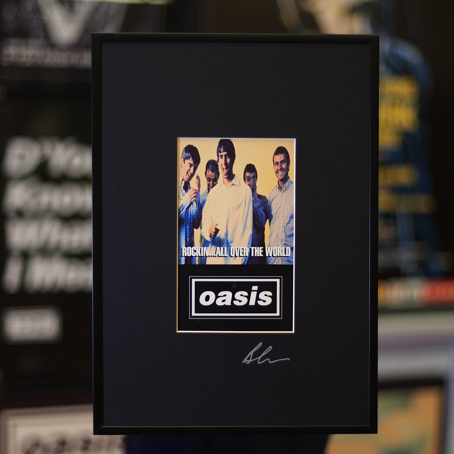 Oasis Rockin All Over The World Postcard - New Item
