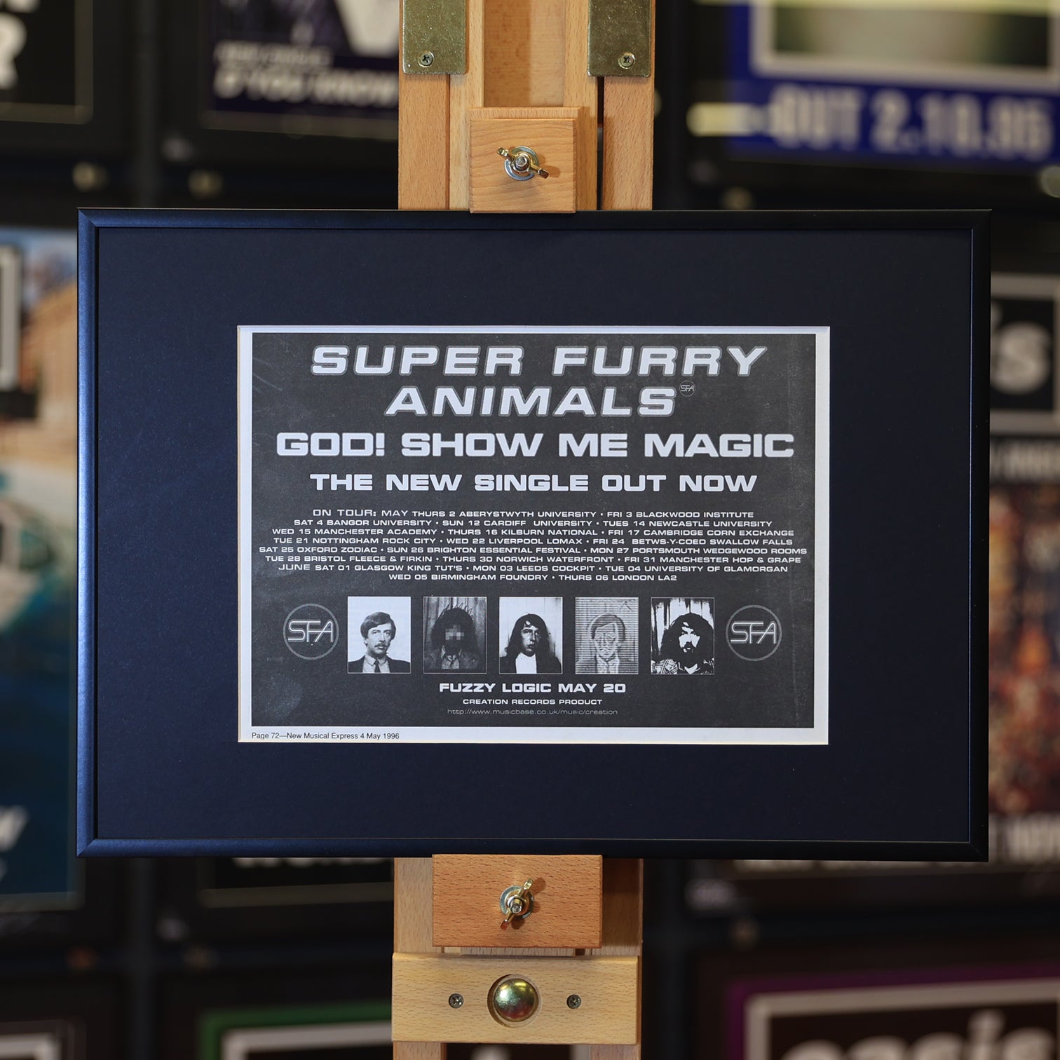 Super Furry Animals God! Show Me Magic Press Ad - New Item