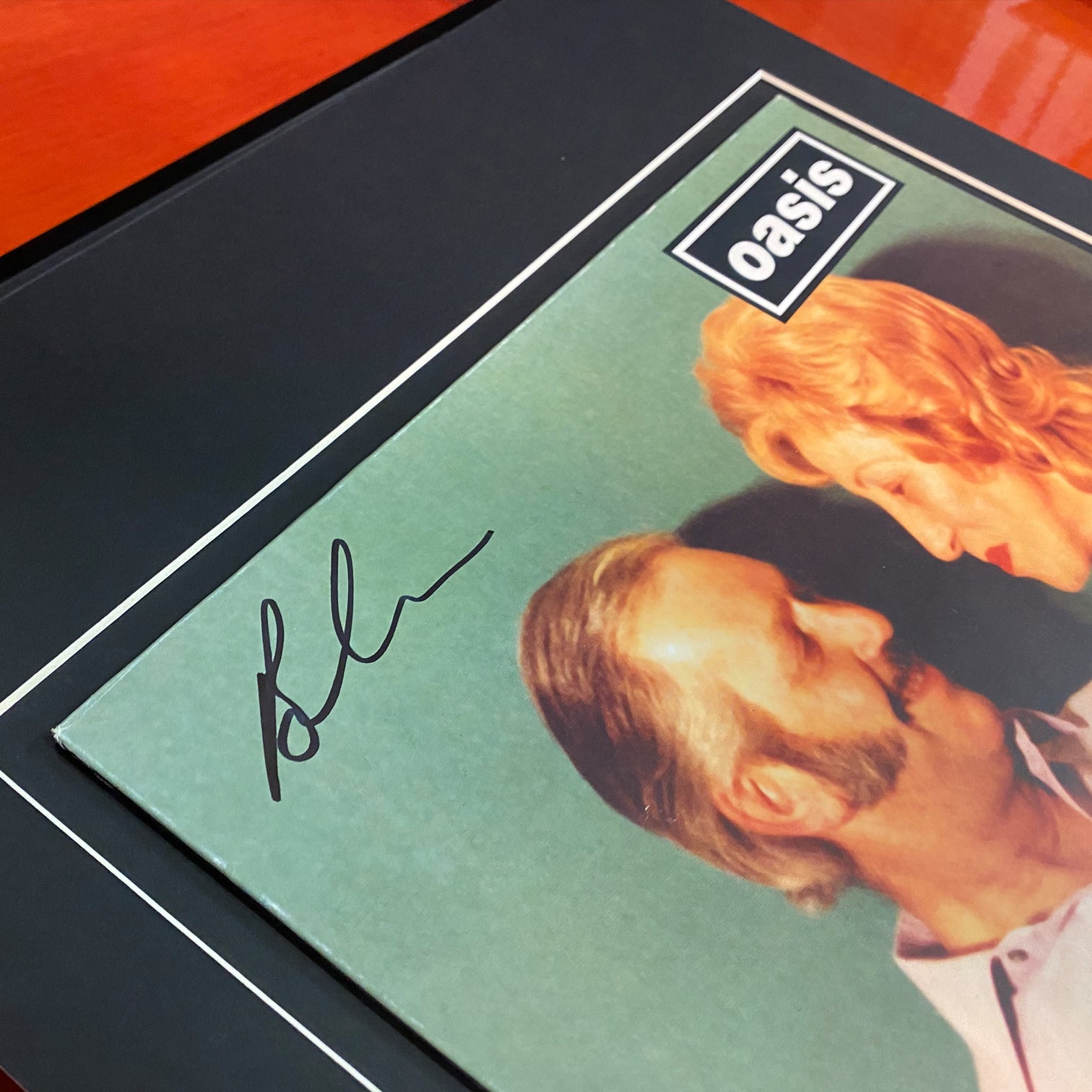 Oasis - Stand By Me - Signed 12 inch Sleeve - Framed