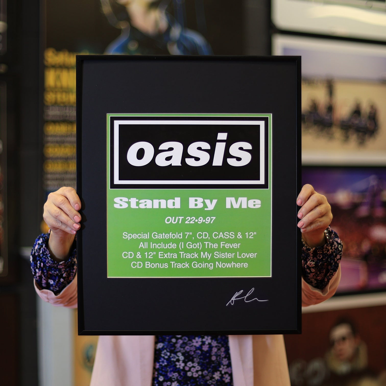 Oasis - Stand By Me - Original Creation Records Dealer Poster - New Item