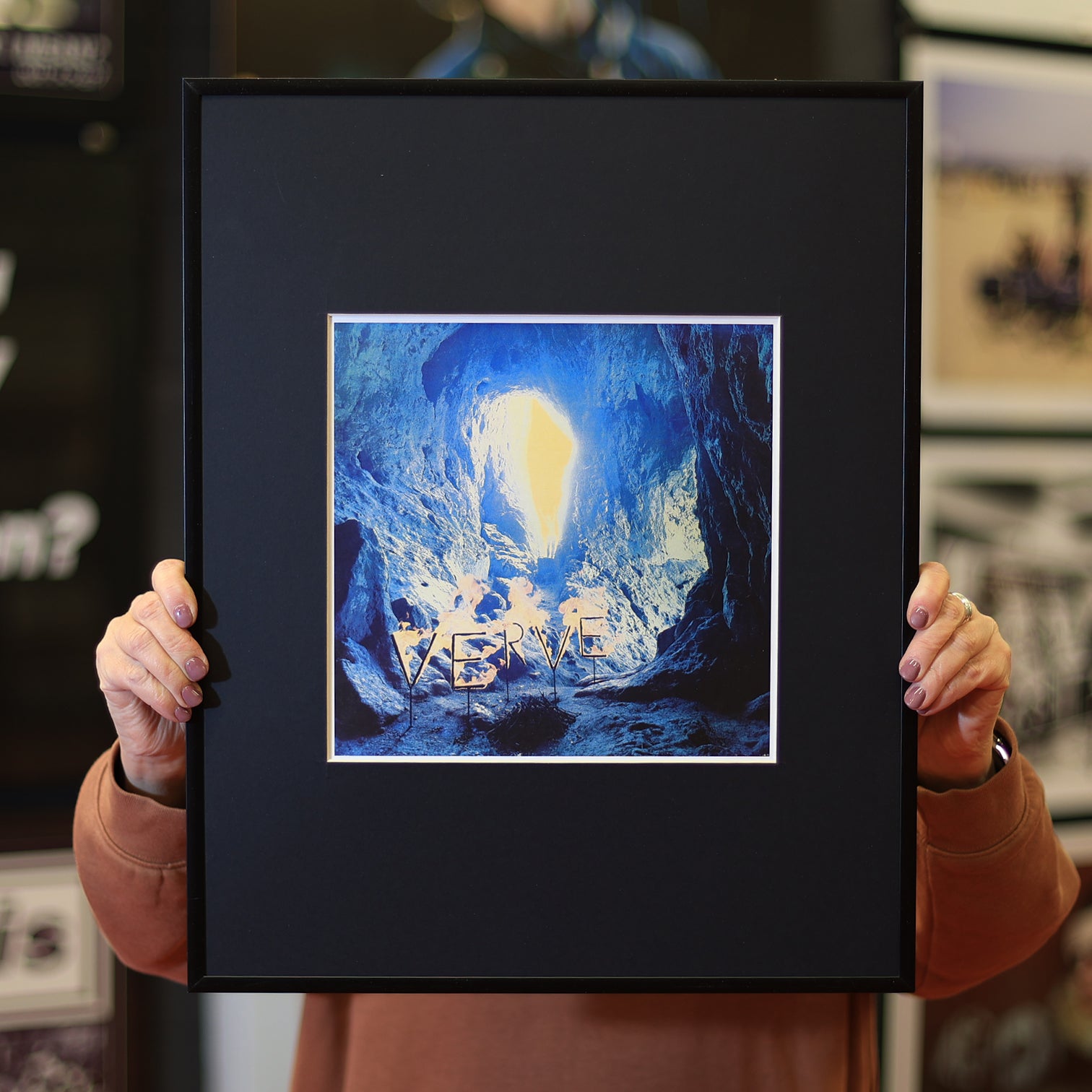 The Verve - A Storm In Heaven - Framed Printers Proof - New Item
