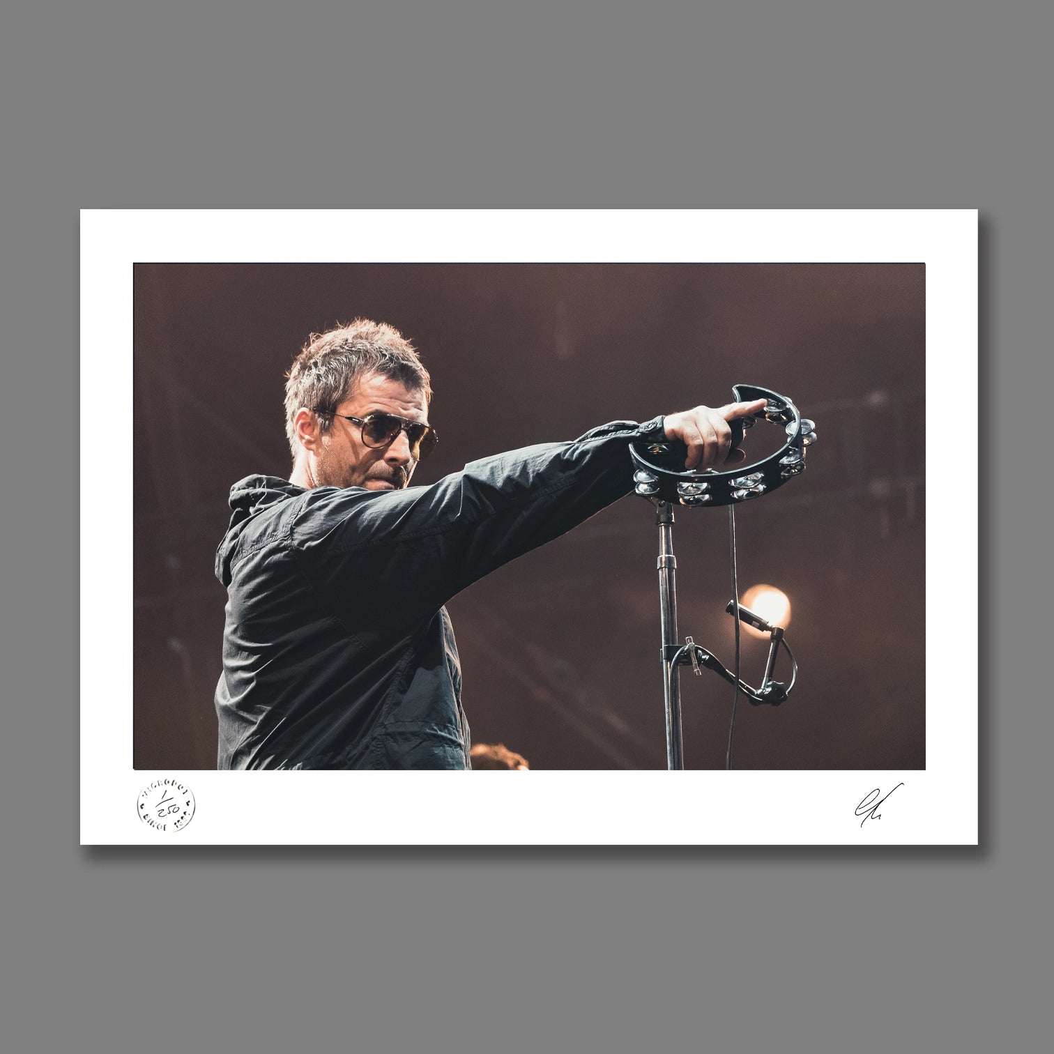 Liam Gallagher live at Lancashire County Cricket Club 2018 Print 3 - New Item