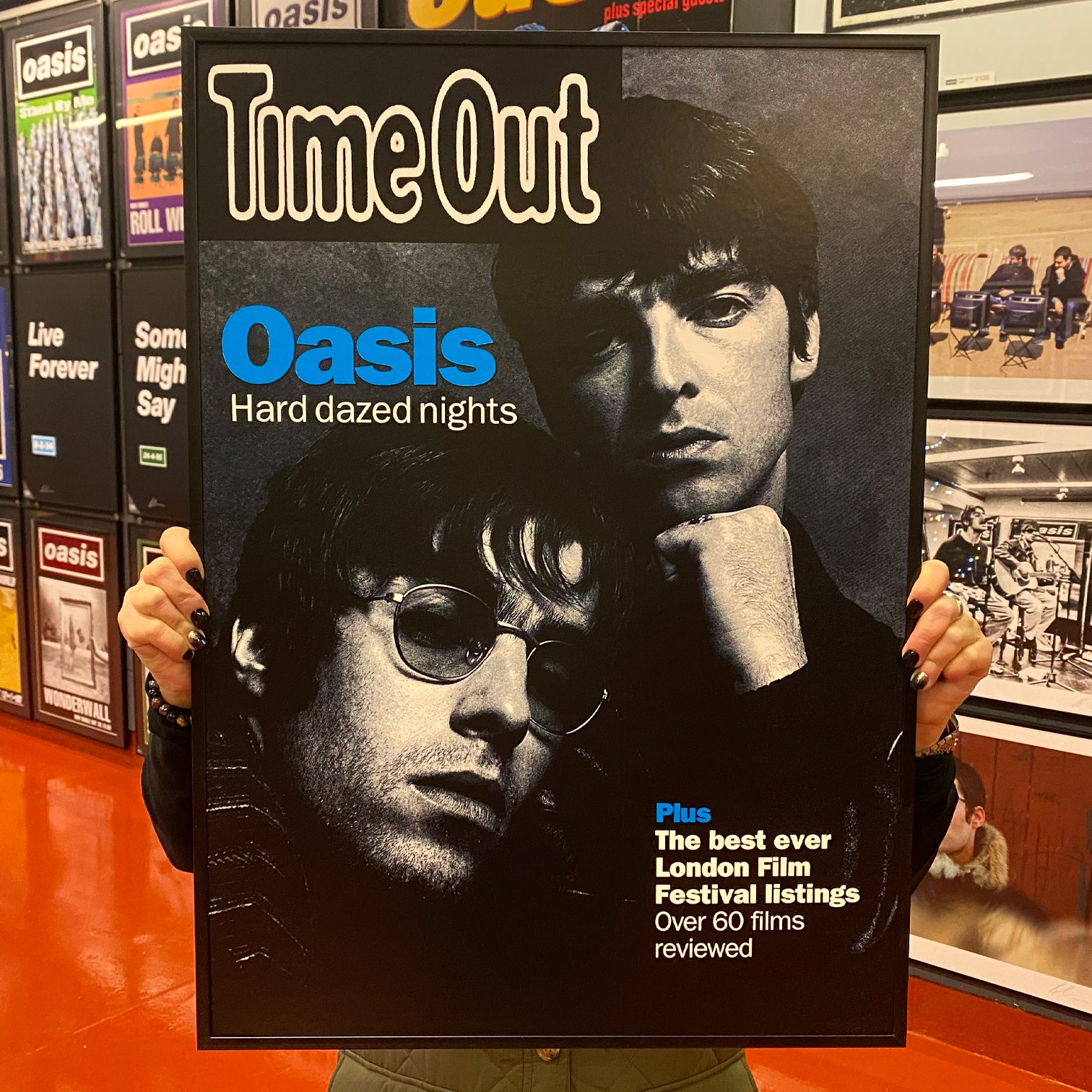 Oasis - 90s original Time Out Magazine Poster