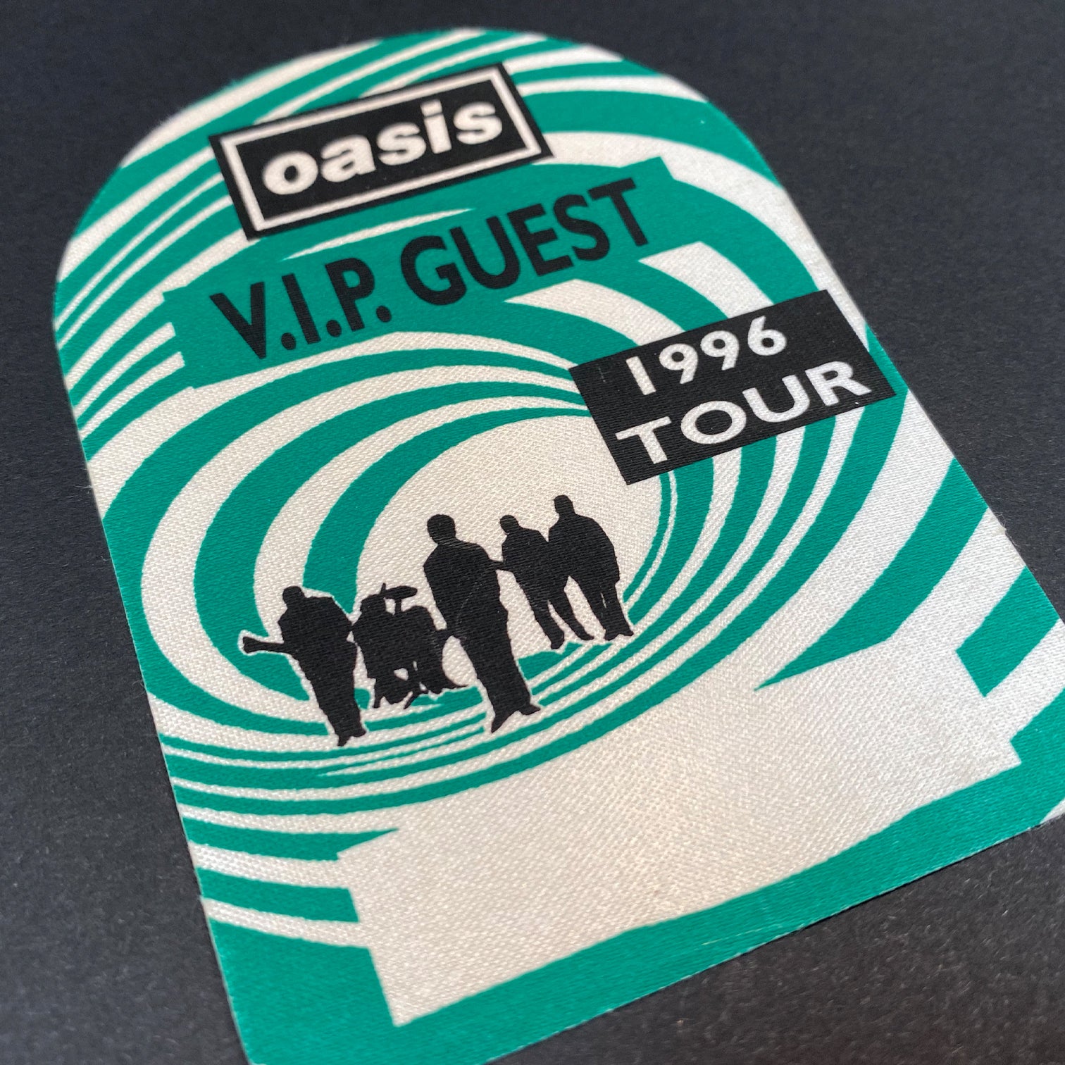 Oasis Framed VIP Tour Pass - 1996 Tour