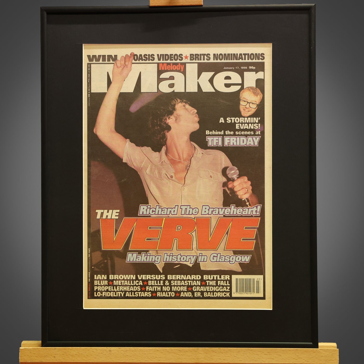 Melody Maker Original Cover The Verve 'Richard The Braveheart' 1998 - New Item