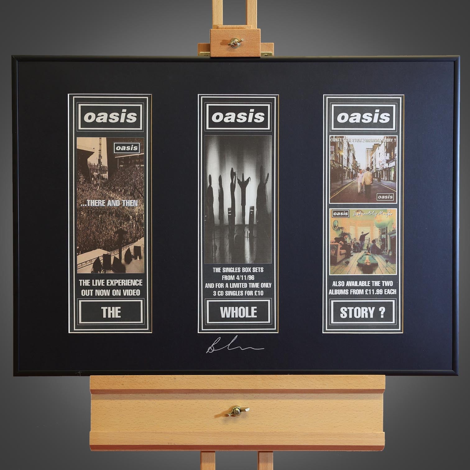 Oasis 'The Whole Story' Framed - New Item
