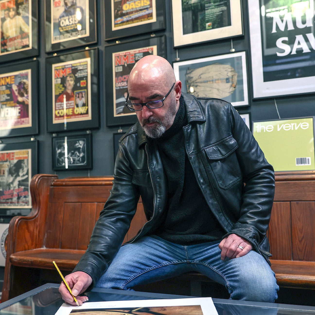 Bonehead Signed Wall Of Sound Limited Edition Print