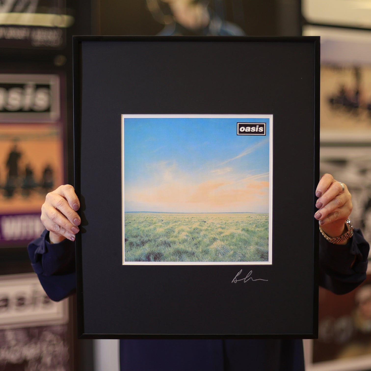Oasis - Whatever - Framed Printers Proof - New Item