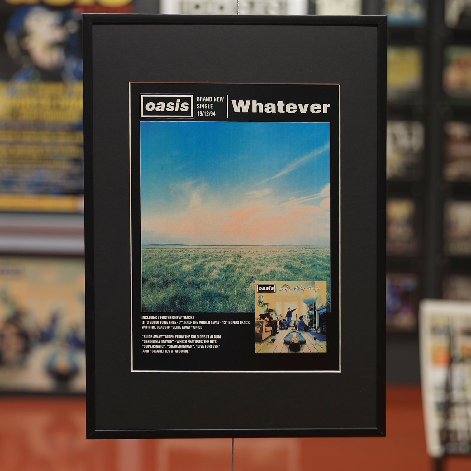 Oasis - Whatever - Original 1994 Press Ad - New Item