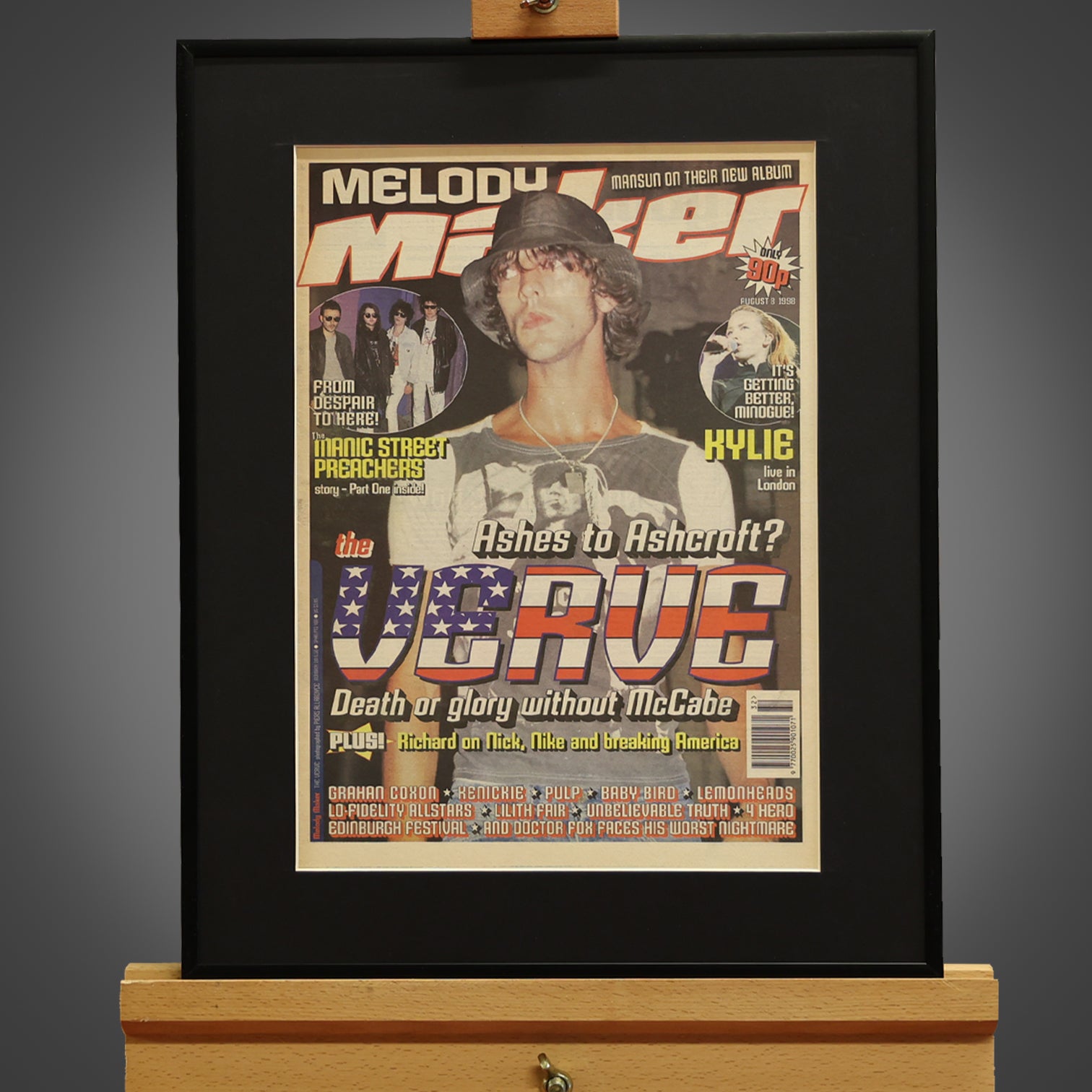 Melody Maker Original Cover The Verve 'Ashes To Ashcroft' 1998 - New Item