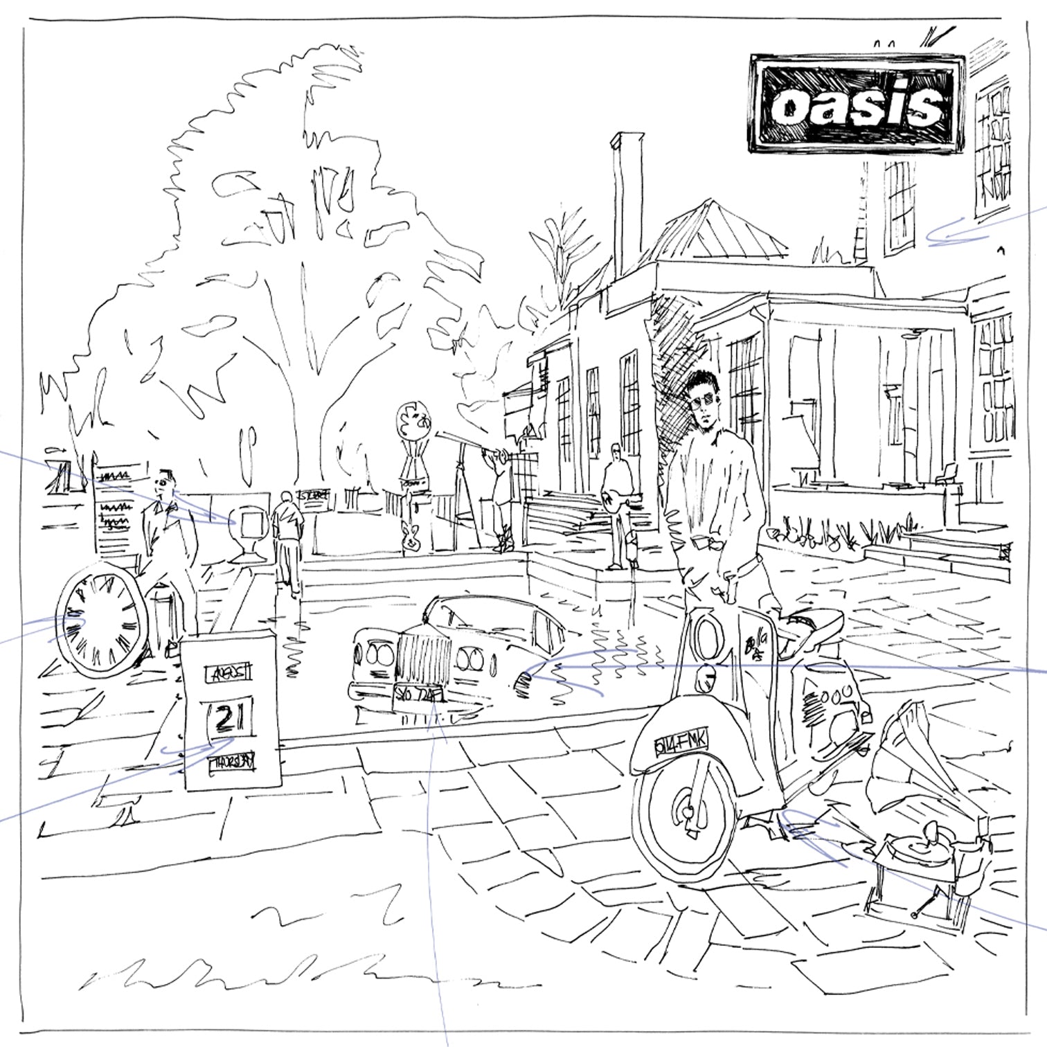 Oasis - Be Here Now - Artists proof Illustration Print - New Item