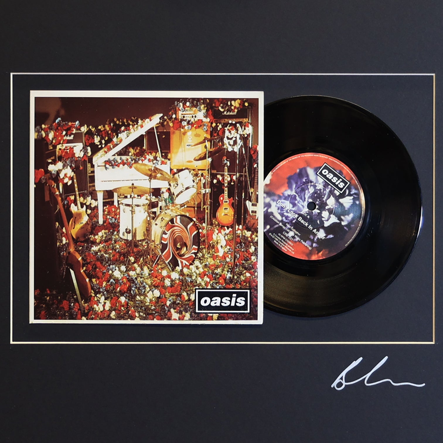 Oasis - Don't Look Back In Anger - Framed 7 inch Vinyl - New Item