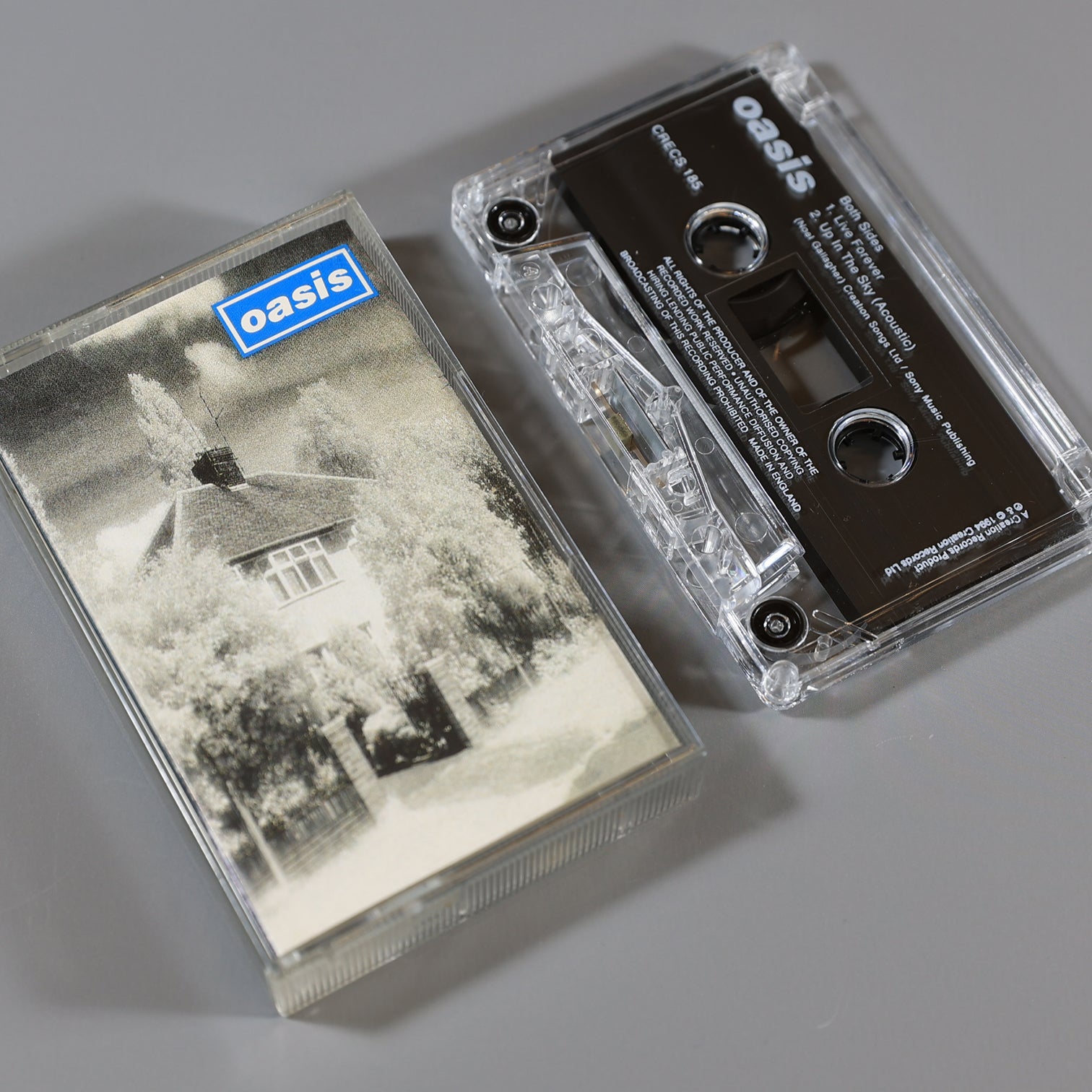 Oasis - Live Forever Creation Records Cassette - New Item