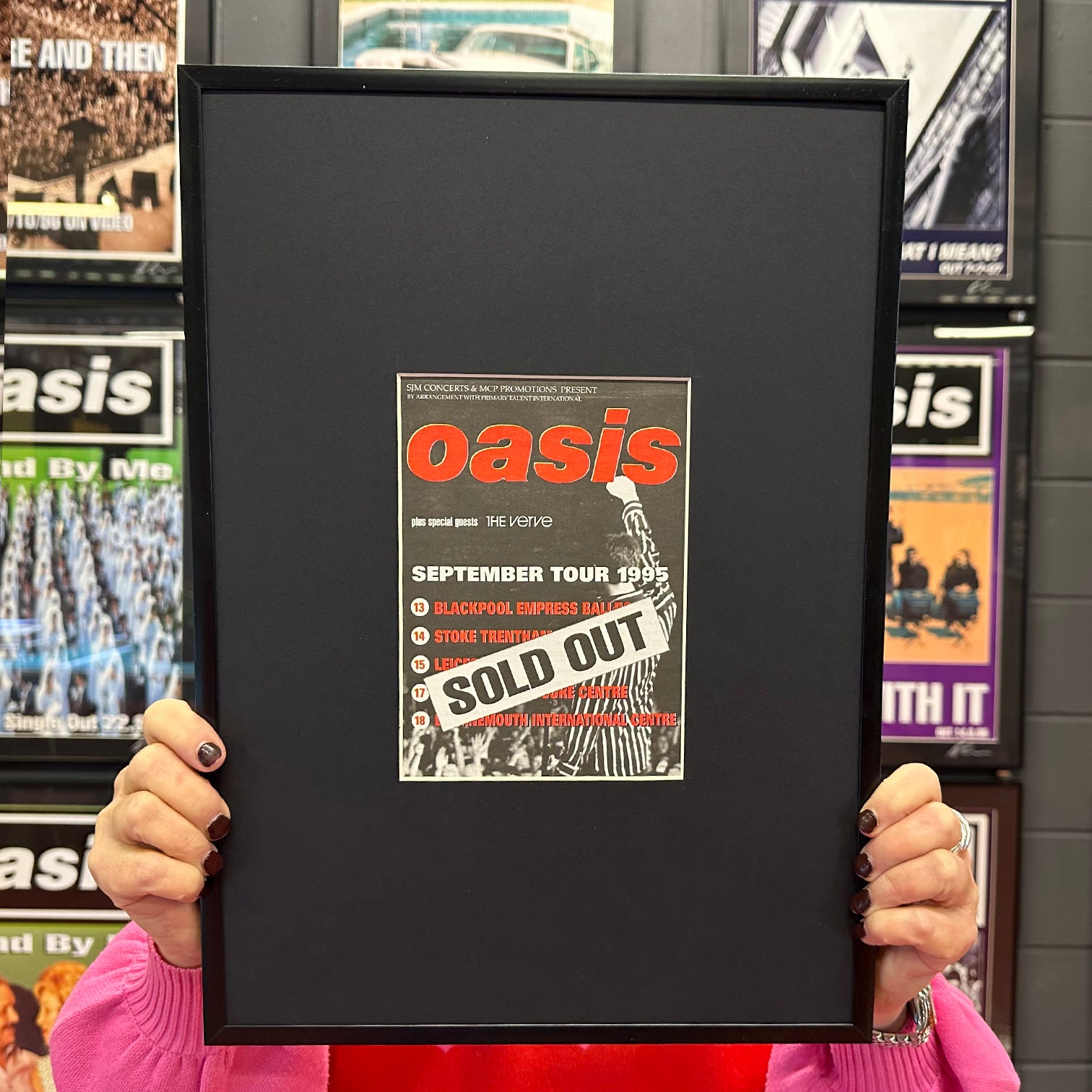 Oasis - September Tour 1995 original press ad - New Item
