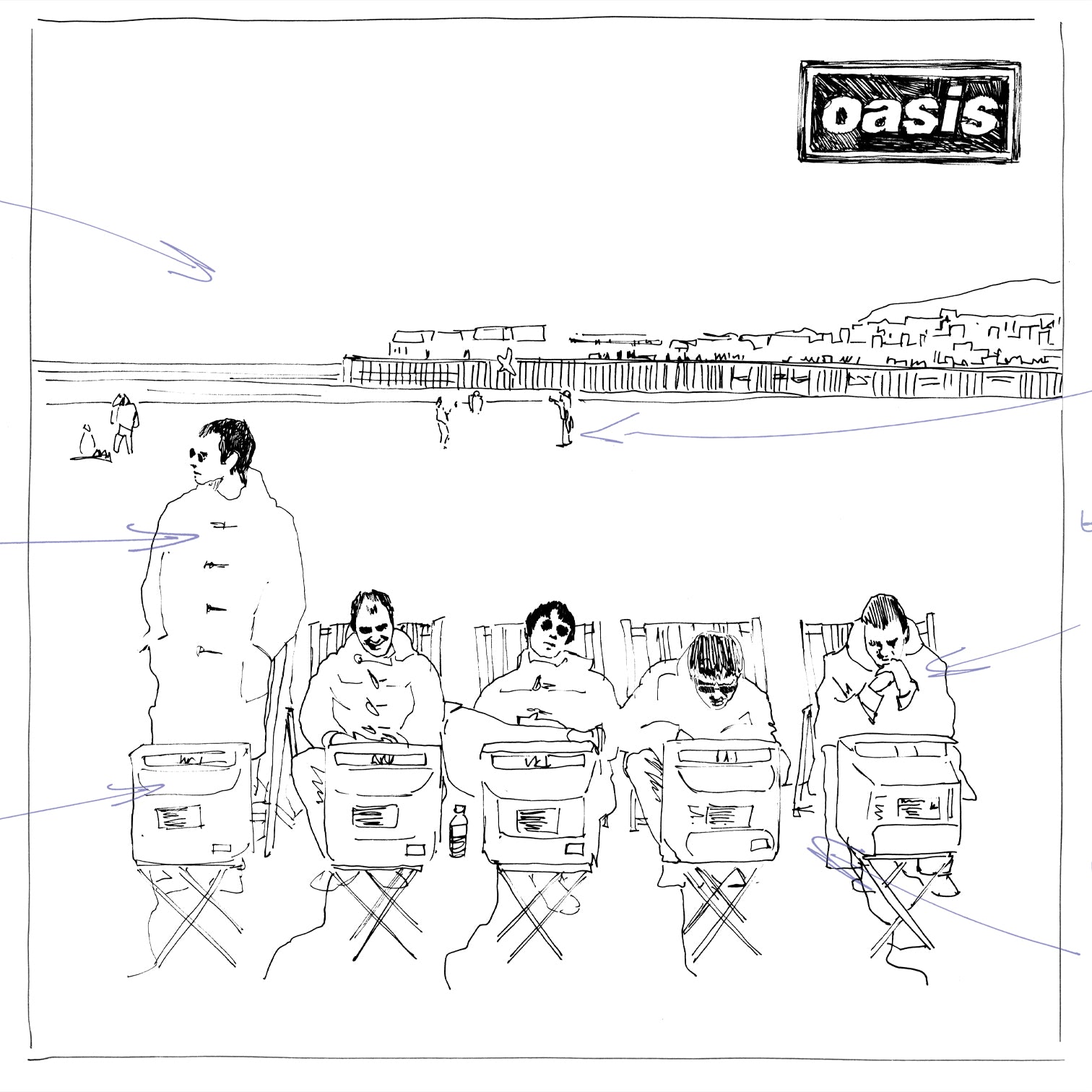 Oasis - Roll With It - Ltd Edition Illustration Print - New Item