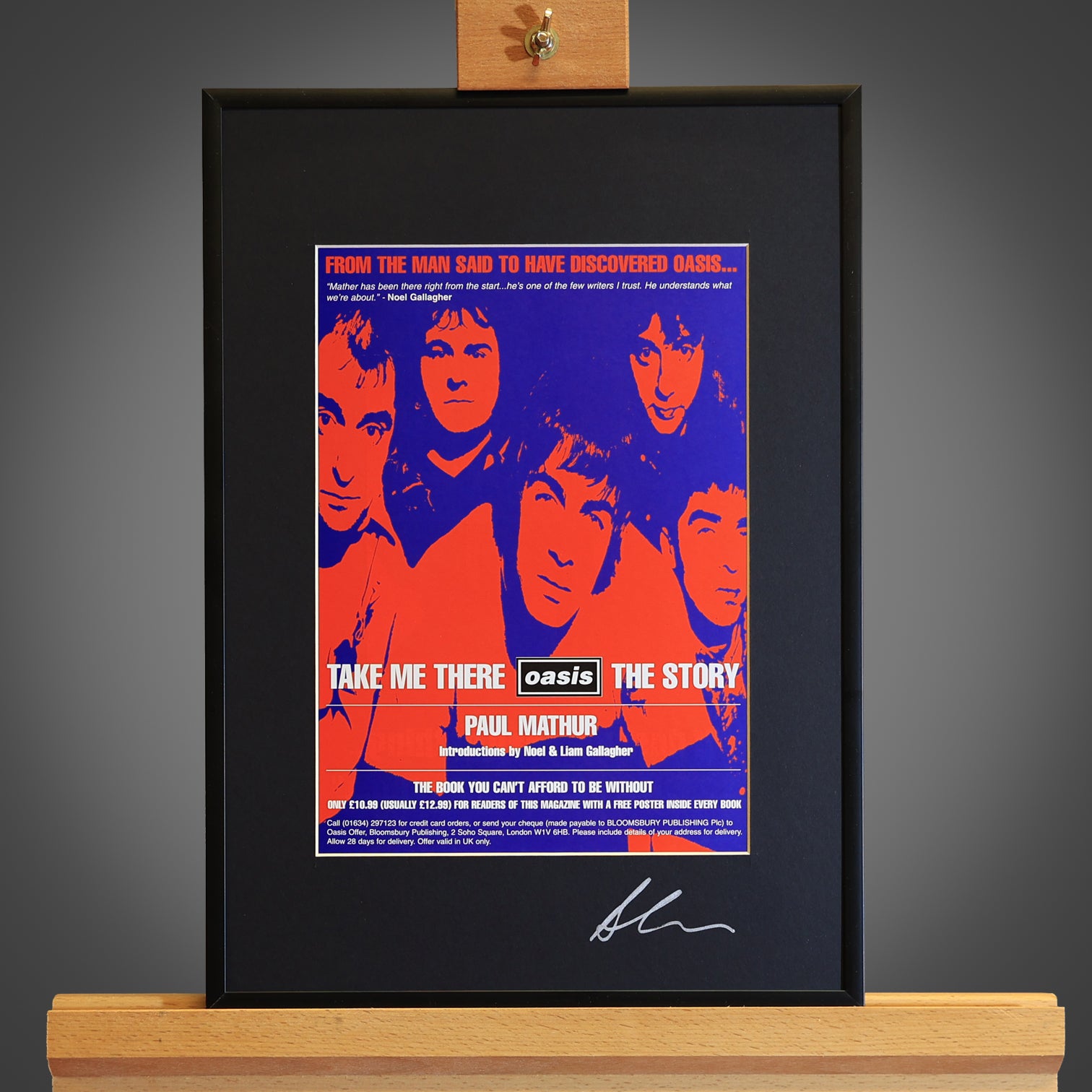 Oasis - 'Take Me There' Framed 1997 Original - New Item