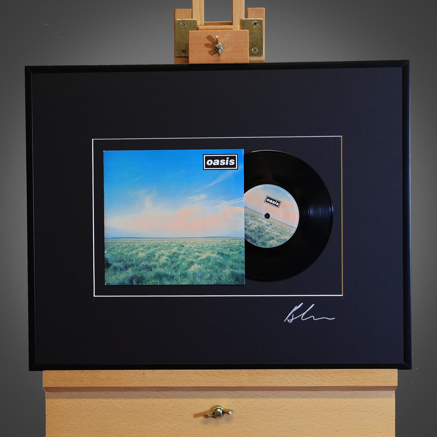 Oasis - Whatever - Framed 7 inch Vinyl - New Item